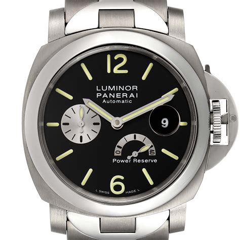 luminor panerai automatic power reserve display caseback